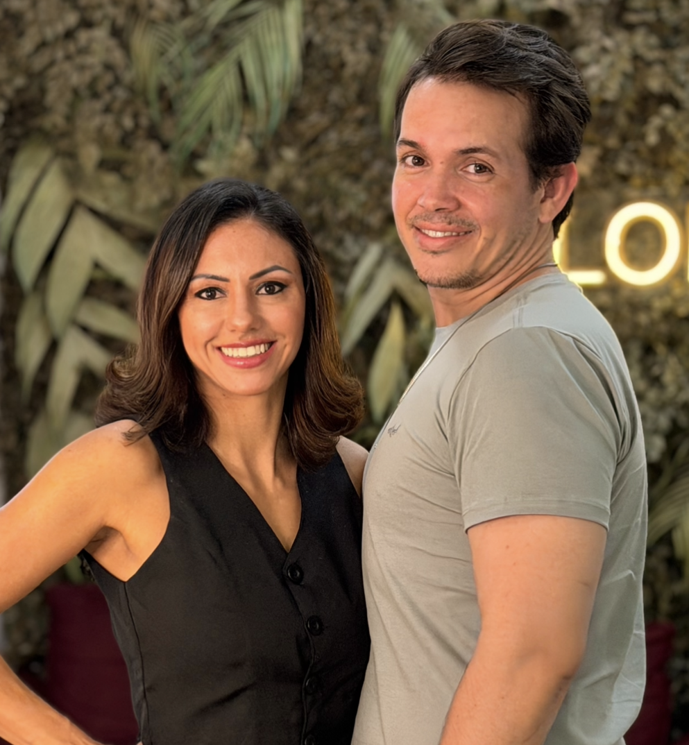 Vanessa e Cleiton - Fundadores do NP Hair Studio e Salão CRM